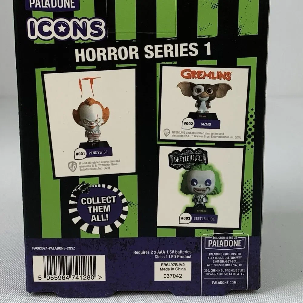 BEETLEJUICE Vinyl Figure 003 Lights Up  PALADONE Horror Series‎ NEW